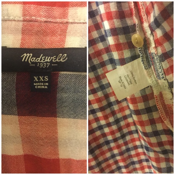 MADEWELL // Ex-boyfriend Emmett Plaid shirt - Picture 4 of 5